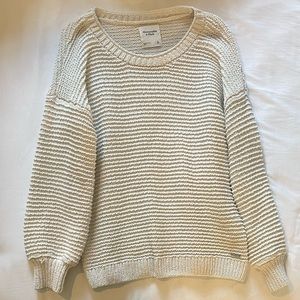 Abercrombie & Fitch Cream Knit Sweater